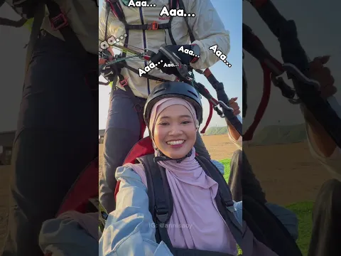 POV PERTAMA KALI TERBANG NAIK PARALAYANG DI LOMBOK