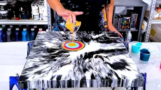 am i on to something with this painting acrylic pouring 
