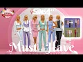 The Sims 4 CC Review RIMINGS Chic Office Look Set Easy Flow Pilates Set RIMINGS Spring by Pinki