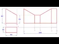How to Draw the Development of a Truncated Rectangular Prism in AutoCAD