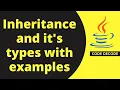 Inheritance and it s type in Java with Examples Inheritance in Java LIVE DEMO Code Decode