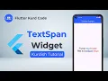 Flutter TextSpan widget - Kurdish Tutorial