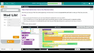 Code org Event-Driven Programming Lesson 7