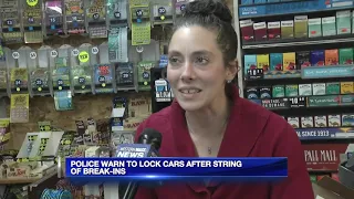 Recent WMass car break-ins possibly linked to criminials from Connecticut