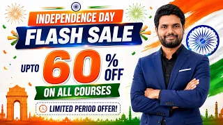 Independence Day Flash Sale 2026 🔥 UPTO 60% OFF on All Courses | Limited Period  | Chandan Logics