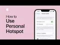 How to use Personal Hotspot on your iPhone Apple Support