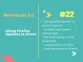 FirefoxOptions in Selenium
