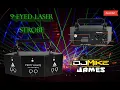 Lagu 9 EYE DMX Scan Laser Projector Strobe Light