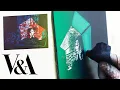 How was it made Linocut Print techniques Wuon-Gean Ho V A