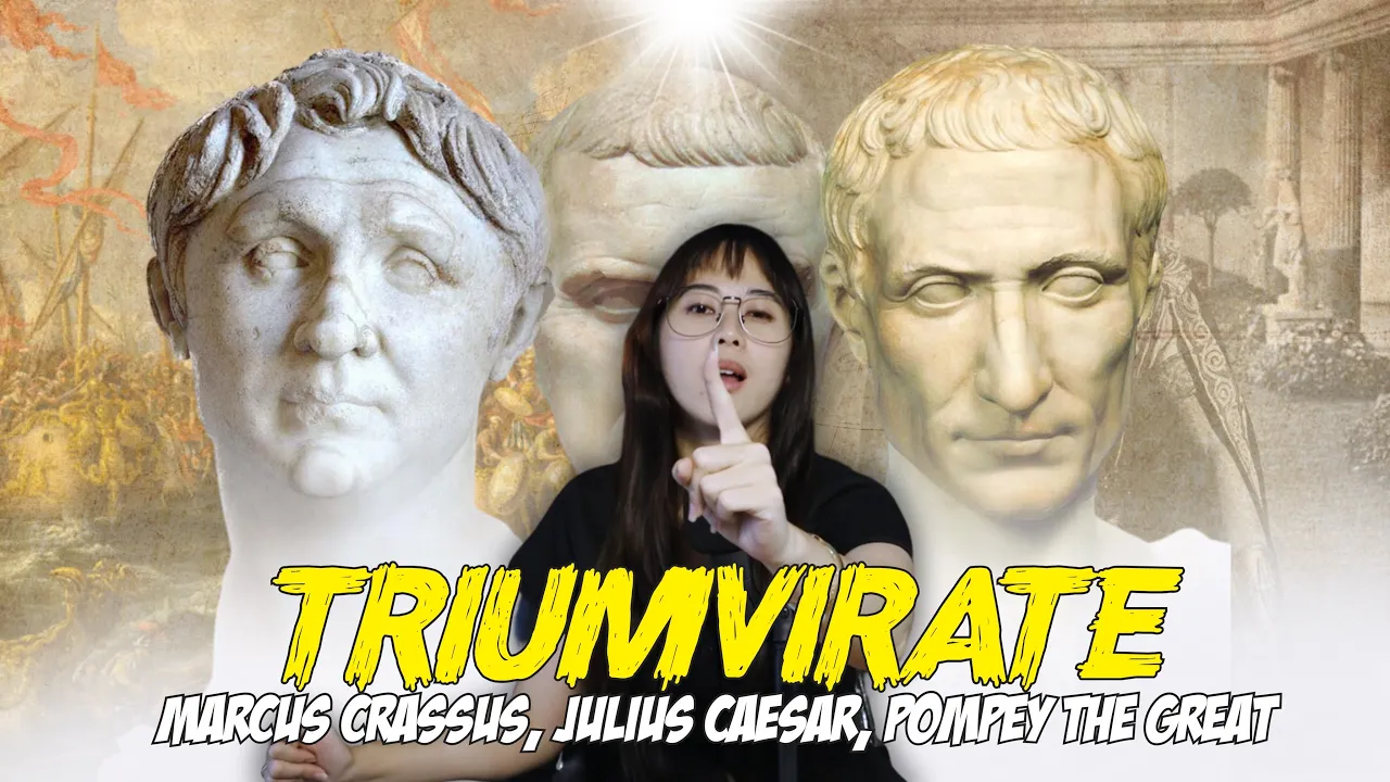Tiga Penguasa Roma Kuno & Politiknya (TRIUMVIRATE) Julius Caesar, Pompey, Crassus