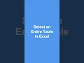 Download Lagu Quickly Select an Entire Table in Microsoft Excel with Keyboard Shortcuts