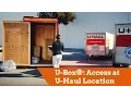 U-Box Moving and Storage Containers Access at U-Haul Location