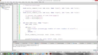 Parse command line practice problem 2