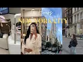 PREP TRIP VLOG 24 Hours In NYC Packing Nails Lashes Spa SoHo Adventure MORE
