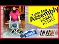 Assemble the Kobalt 15 Amp 10 Inch Carbide Tipped Table Saw KT1015