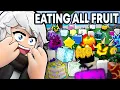 Eating EVERY DEVIL FRUIT In Blox Fruits Roblox
