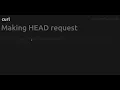 Making HEAD request