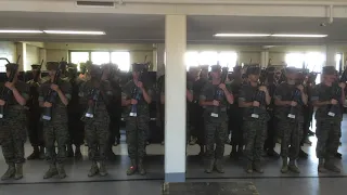 Sgt Martinez EDI Inspection Arms Platoon 2025 2014 USMC Golf Co 2nd Bn Parris Island