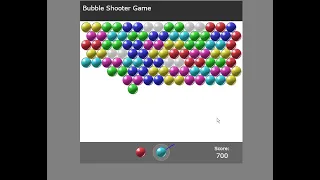 Simple Bubble Shooter Game using JavaScript