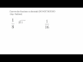 Converting ruler fractions to decimals
