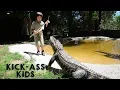 Download Lagu The 8 Year Old Gator Wrangler | KICK-ASS KIDS