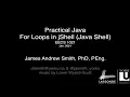 Practical Java For Loops in the Java Shell jShell