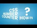 CSS 3D Number Countdown Animation Effects How Its