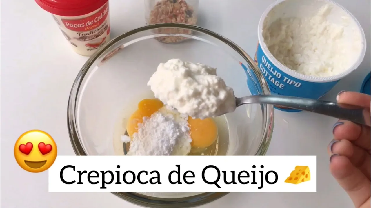 COMO FAZER CREPIOCA DE QUEIJO RECEITA FITNESS