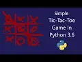 Simple Tic-Tac-Toe game in python 3 6