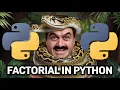 Python program to find Factorial of a Number