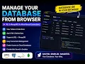 Manage SQL MongoDB Directly From Your Browser SaaS Tool Database IDE