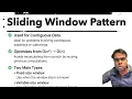 1 Sliding Window DSA pattern Minimum Size Subarray Sum