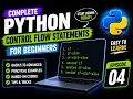 Control Flow Statements in Python Python Tutorial in Hindi Episode 04