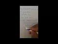 Discrete Math Final Recursive Function