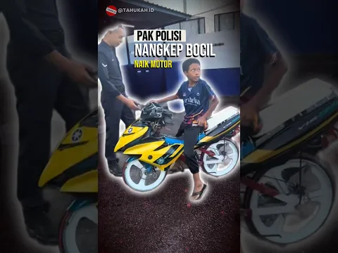Dikira Naik Motor BOCAH INI DITANGKAP POLISI! π± #videoviral
