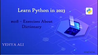 Learn Python in Arabic Exercises About Dictionary