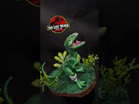 HICE a JUNIOR JURASSIC PARK 2 DIORAMA #toys #craft #dinosaur #jurassicworld #diorama #handmade #diy