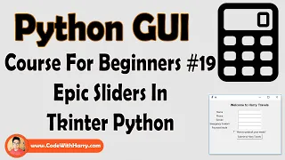 Sliders In Tkinter Using Scale Python Tkinter GUI Tutorial In Hindi
