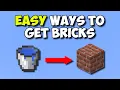 EASIEST Ways To Get BRICKS In Minecraft - The Ultimate 1 16 Brick Guide