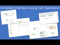 Simulate Interface Using Call Operations in SysML From Basic and Advance