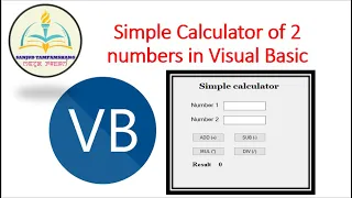 Simple Calculator of 2 numbers in Visual Basic