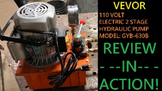 Vevor Electric Motor Hydraulic Pump in Action Review