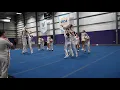 WKU Cheer finals last warm up at UCA Nationals 2023