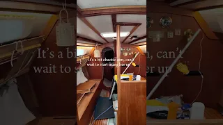 Counting down the weeks until we’ll start the boat fixing⚒️👩‍🎨⛵️ #sailing #sailboat #boat