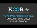 TUTO Java Utilisation de la classe java util Scanner