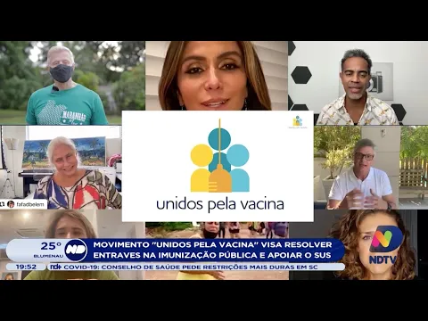 Movimento “Unidos pela vacina” trabalha para agilizar vacinação contra a Covid-19 no Brasil