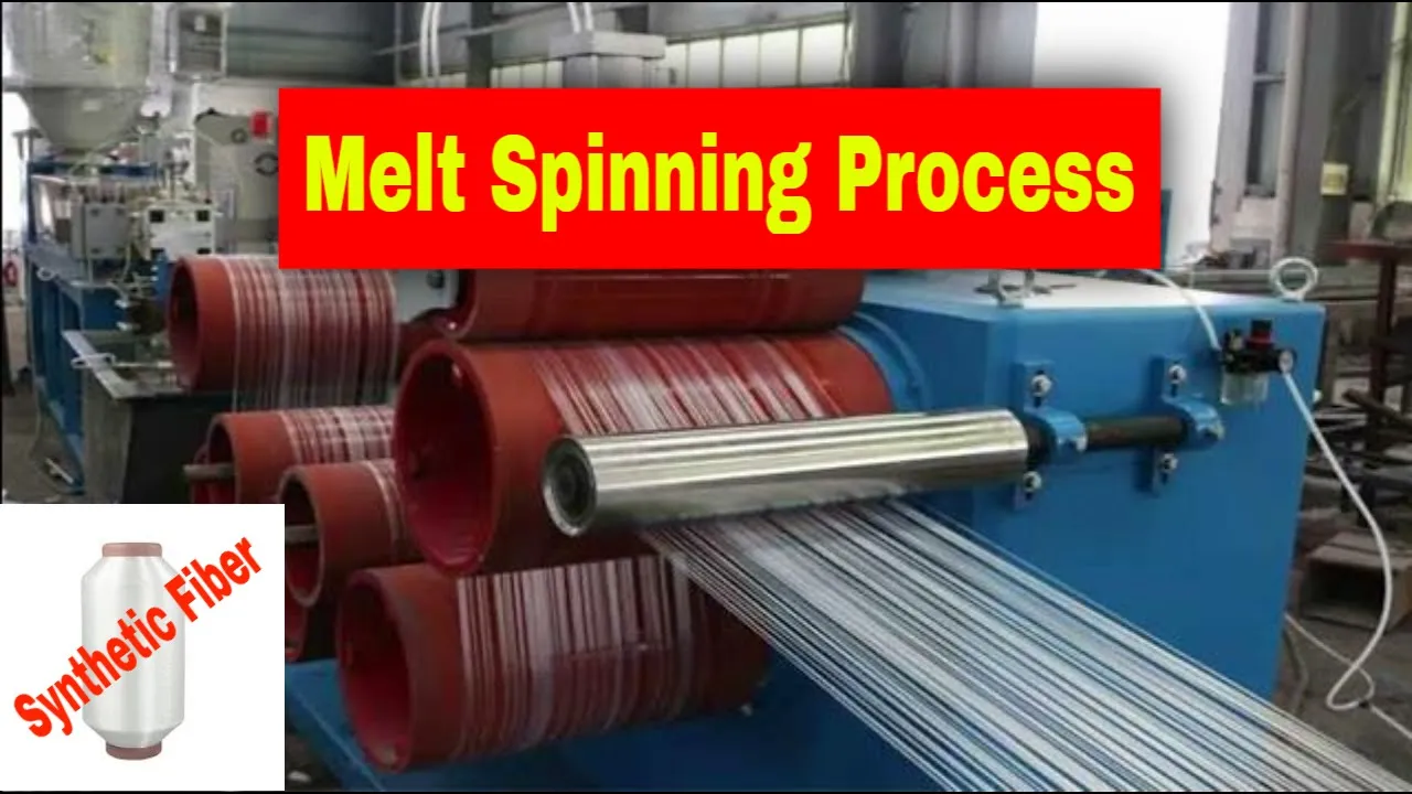 Melt Spinning Process in Textile || Synthetic Fiber || Textile Spinning #spinning