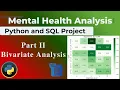 Student mental health Bivariate analysis python