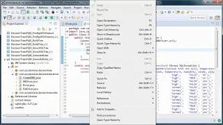 Decision Trees JAVA Prototype Project 04 SQLite DB and file storage