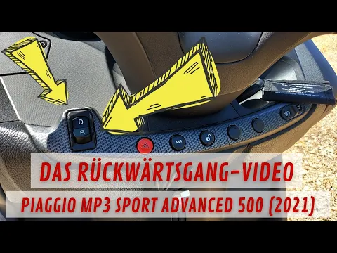 Download MP3 Piaggio MP3 500 Sport Advanced (2021) | Das Rückwärtsgang-Video | VLOG185